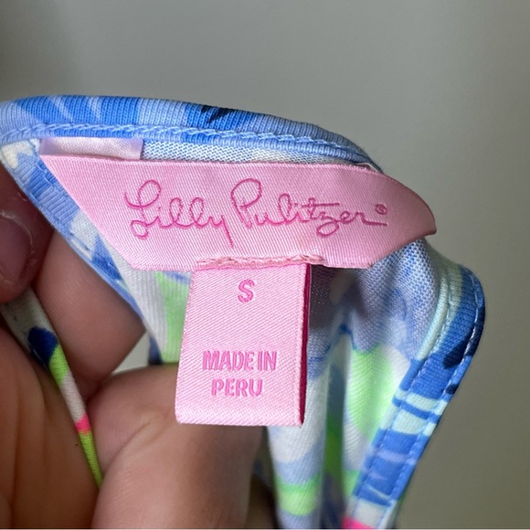 Lilly Pulitzer Margot Dress / Blue Peri Pinch Pinch / SZ S - Picture 11 of 13